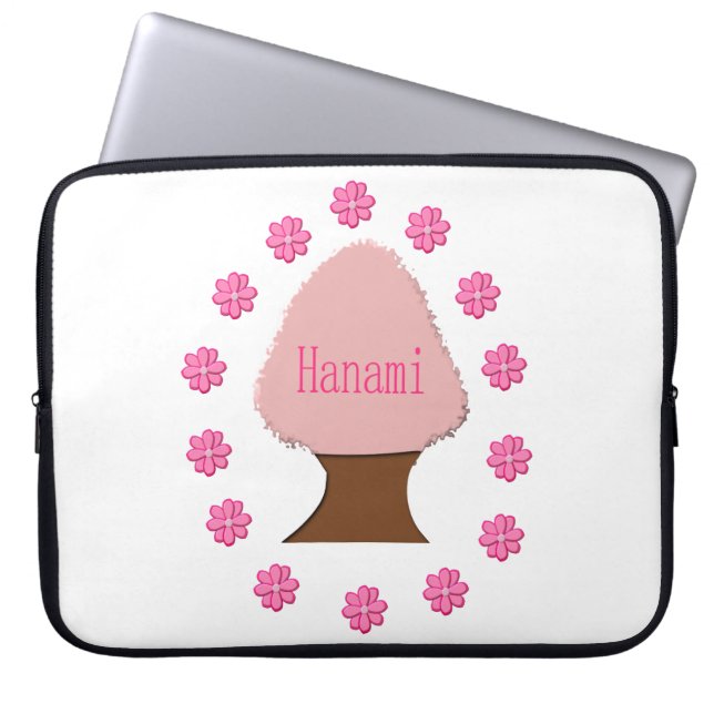Hanami Japanese Cherry Tree Laptopschutzhülle (Vorderseite)