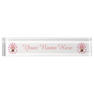 Hanami Japanese Cherry Tree Personalisiert Namensplakette