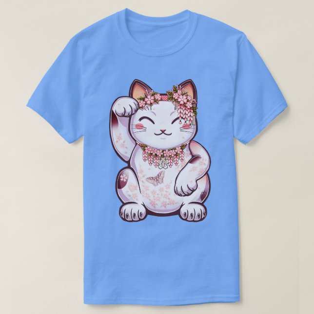 Hanami Maneki Neko Shun T-Shirt (Design vorne)