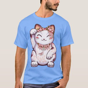 Hanami Maneki Neko Shun T-Shirt