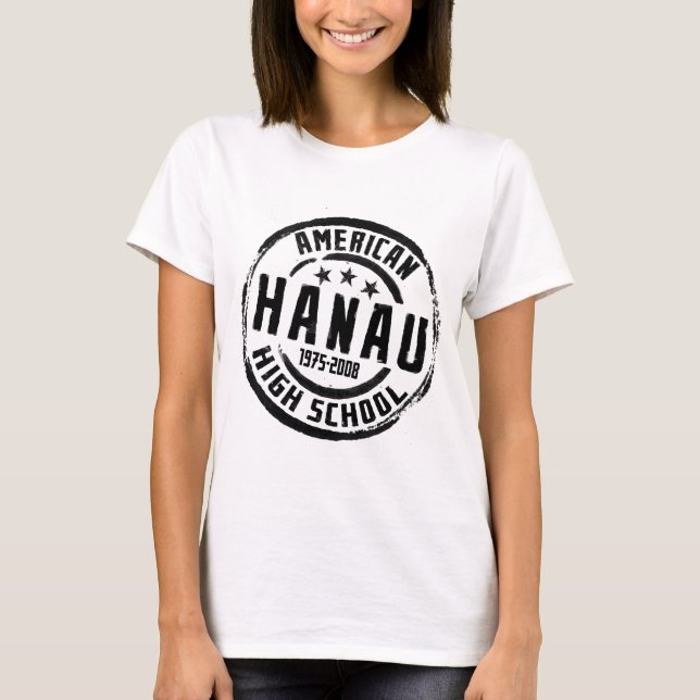Hanau amerikanische Highschool T-Shirt (Vorderseite)
