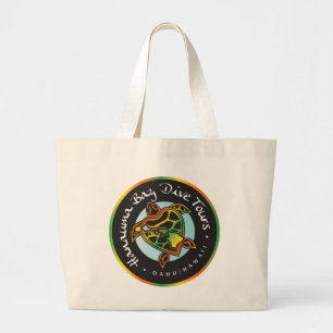 Hanauma Bay Dive Tours Logo Jumbo Stoffbeutel