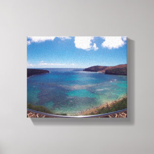Hanauma Bay Hawaii Leinwanddruck