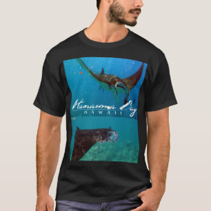 Hanauma Bay Hawaii Manta Ray T-Shirt