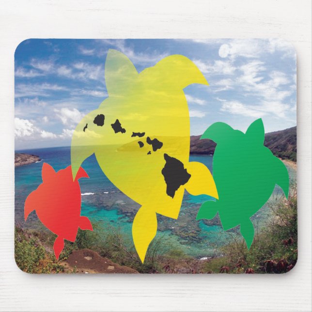 Hanauma Bay Hawaii Mousepad (Vorne)