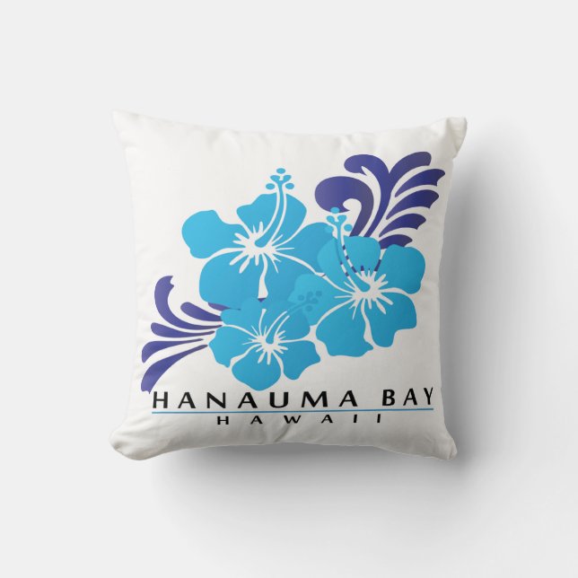Hanauma Bay Hawaii Pillow Kissen (Vorderseite)
