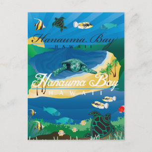Hanauma Bay Hawaii Postkarte