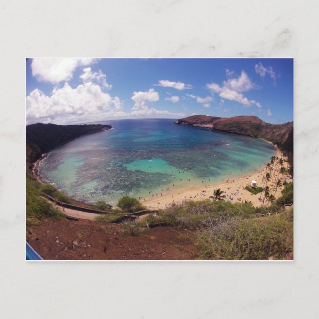 Hanauma Bay Hawaii Postkarte (Vorderseite)