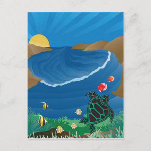 Hanauma Bay Hawaii Postkarte