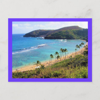 Hanauma Bay, Honolulu, Oahu, Hawaii View Postkarte