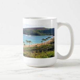 Hanauma Bucht, Ansicht Honolulus, Oahu, Hawaii Kaffeetasse