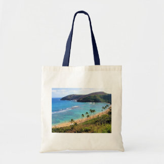 Hanauma Bucht, Ansicht Honolulus, Oahu, Hawaii Tragetasche