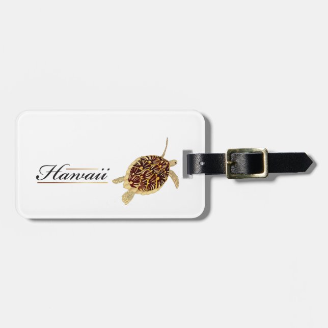 Hanauma Bucht Hawaii Gepäckanhänger (Vorderseite horizontal)