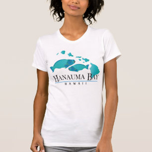 Hanauma Bucht-Hawaii-Papageien-Fische T-Shirt