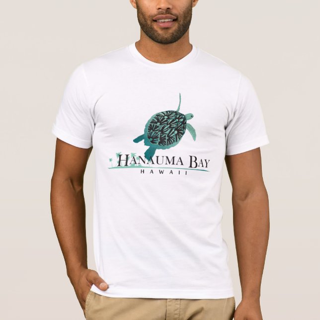 Hanauma Bucht-Hawaii-Schildkröte T-Shirt (Vorderseite)