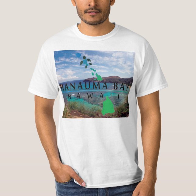 Hanauma Bucht Hawaii T-Shirt (Vorderseite)