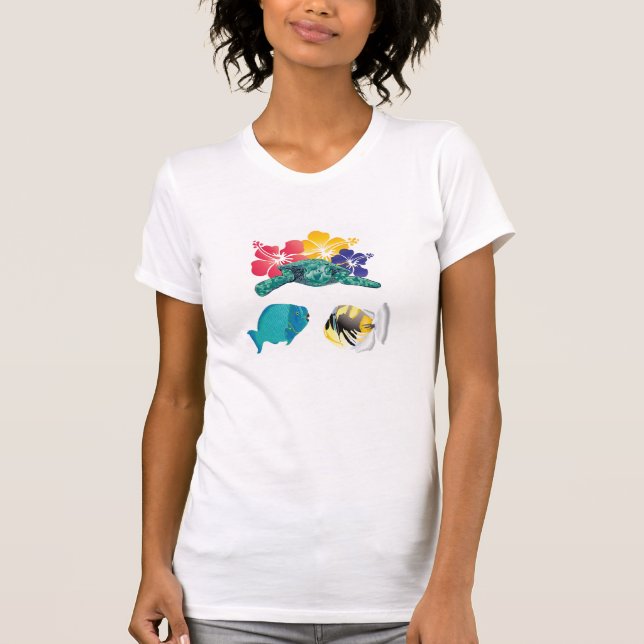 Hanauma Bucht Hawaii T-Shirt (Vorderseite)