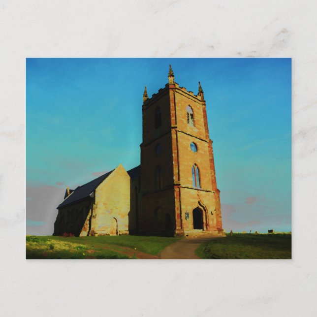 Hanbury Church Postkarte (Vorderseite)