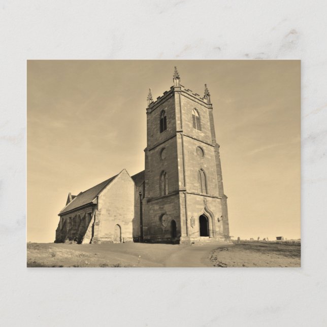 Hanbury Church Worcestershire Postkarte (Vorderseite)