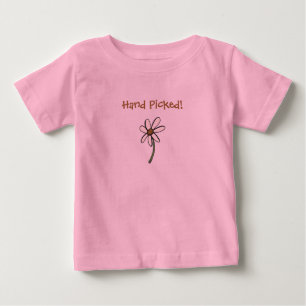 Hand ausgewähltes Gänseblümchen! Baby T-shirt