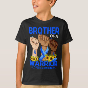 Hand Brother Alopecia Bewusstsein Sonnenblume T-Shirt