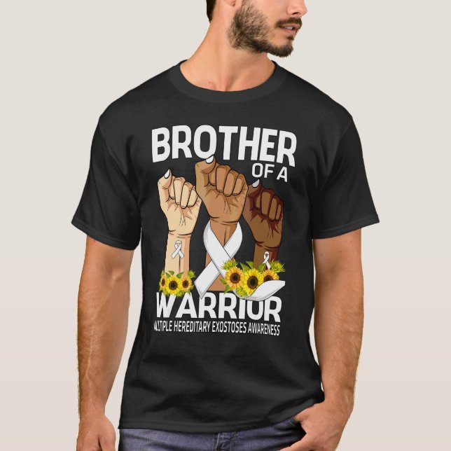 Hand Brother Of A Warrior Multiple Hereditary Exos T-Shirt (Vorderseite)
