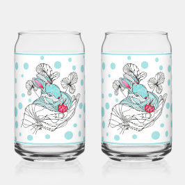 Hand Bunny Soda Glass Dosenglas