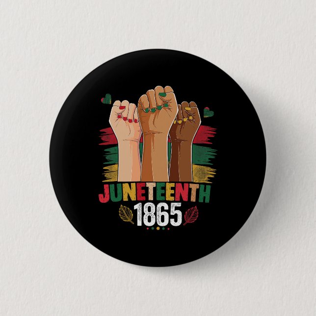 Hand Celebrate Juni 1865 Niedlichen Juni 1816 Button (Vorderseite)