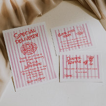 Hand Dawn Pink Pizza Spezielle Kinderdusche