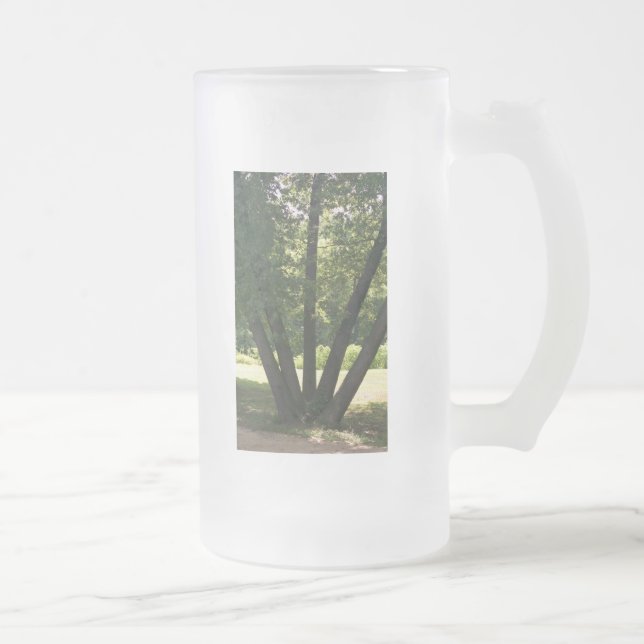 Hand der Natur-Tasse Mattglas Bierglas (Rechts)