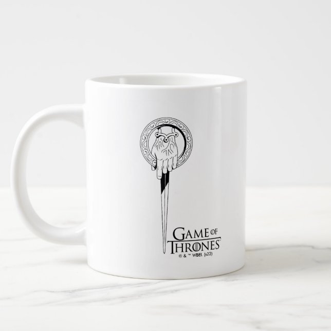 Hand des King-Icon Jumbo-Tasse (Links)