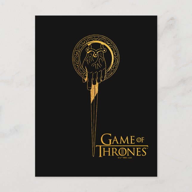 Hand des King-Icon Postkarte (Vorderseite)