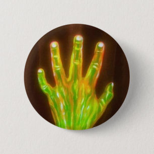 Hand des Ruhmknopfes Button