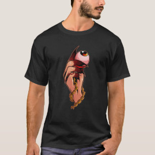Hand des Satanischen Luzifers mit dem Augapfel T-Shirt