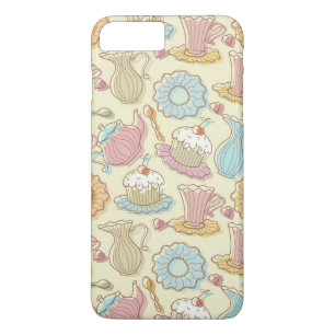 Hand, die Geschirr-Silhouetten zeichnet Case-Mate iPhone Hülle