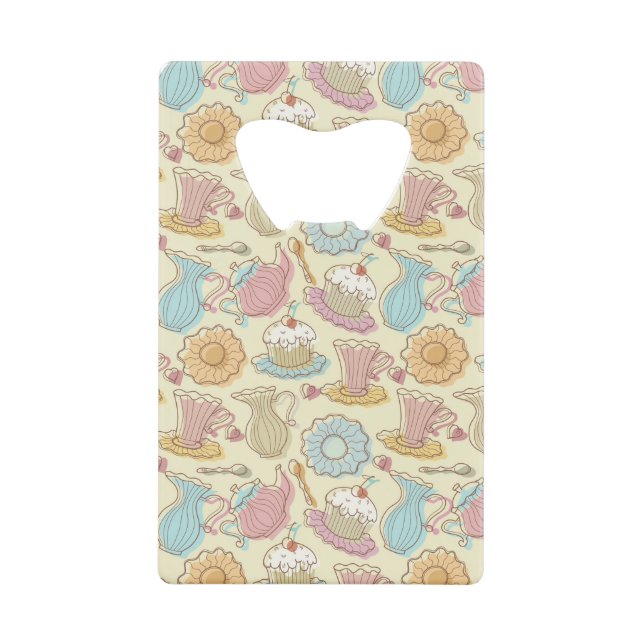 Hand, die Geschirr-Silhouetten zeichnet Geldbeutel Flaschenöffner (Vorderseite)