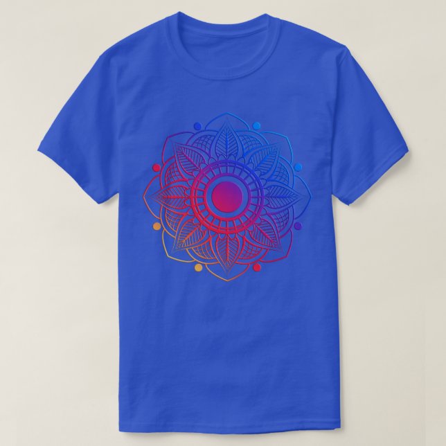 Hand Drawn Abstrakt Mandala T-Shirt (Design vorne)