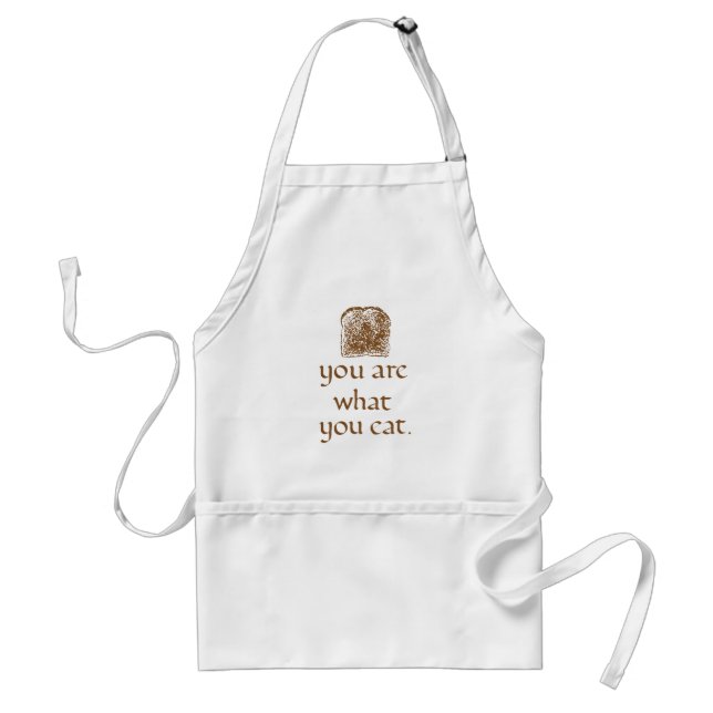 Hand-Drawn Bread Illustration Cooking Apron  Schürze (Vorne)