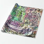 HAND DRAWN CHRISTMAS SCENE GIFT WRAPPING PAPIER GESCHENKPAPIER<br><div class="desc">HAND DRAWN ILLUSTRATION FUN CHRISTMAS GIFT WRAP-BILD AUS DREAMSTIME.COM</div>