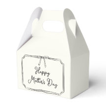 Hand Drawn Coquette Bow Happy Mother Day Geschenk