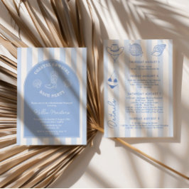 Hand Drawn Cowgirl Bachelorette Weekend Einladung