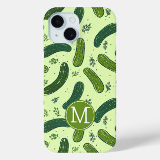 Hand Drawn Dill Pickle Muster Case-Mate iPhone Hülle
