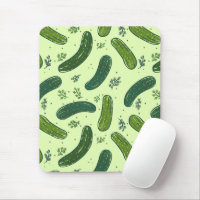 Hand Drawn Dill Pickle Muster
