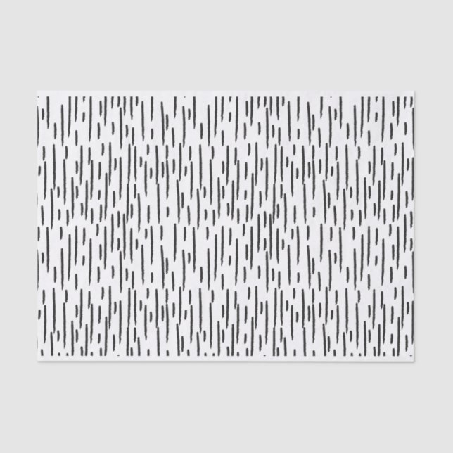 Hand Drawn Doodle Lines Seidenpapier (Vorderseite)