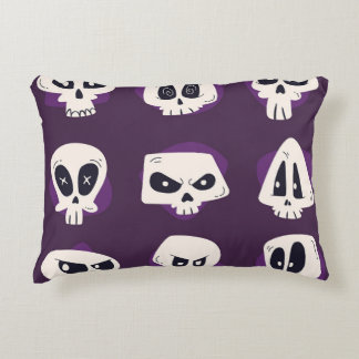 Hand drawn flat dia de muertos skulls collection s dekokissen