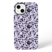 Hand Drawn Floral Lilac Fall