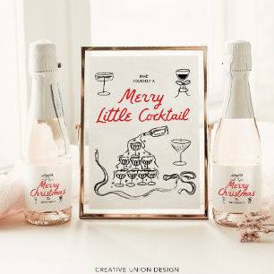 Hand Drawn frohe Weihnachten Personalisiertes Gesc
