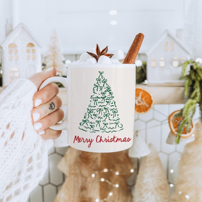 Hand Drawn Frohe Weihnachts-Tasse Kaffeetasse (Von Creator hochgeladen)