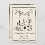 Hand Drawn Funky Handwriting Save the Date<br><div class="desc">Hand Drawn Funky Handwriting Save the Date</div>