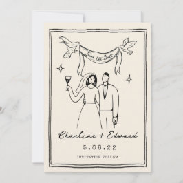 Hand Drawn Funky Handwriting Save the Date